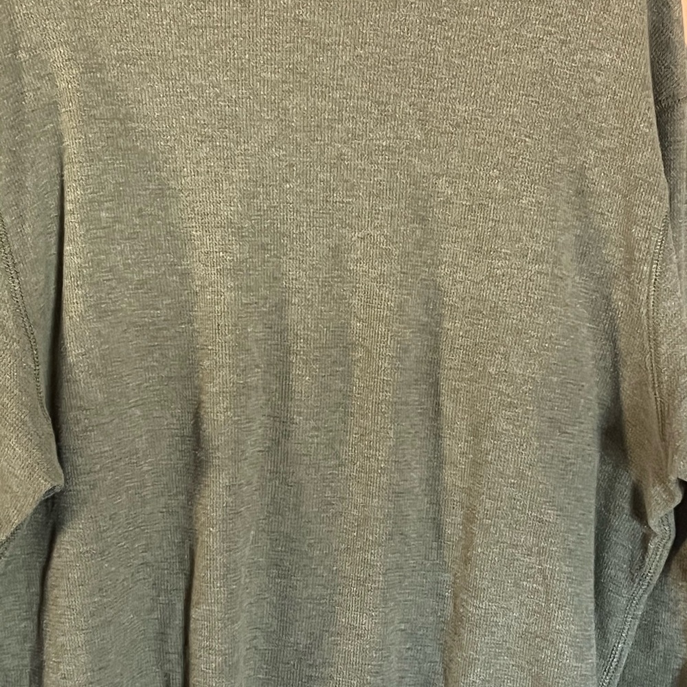 GAP Green Crewneck Knit top Relaxed Fit - Picture 2 of 4